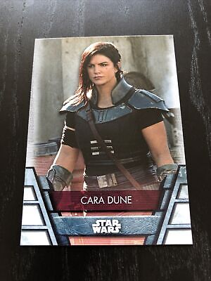 NEW 2020 Cara Dune FOIL Topps Star Wars Holocron REB-33 Gina Carano Mandalorian 