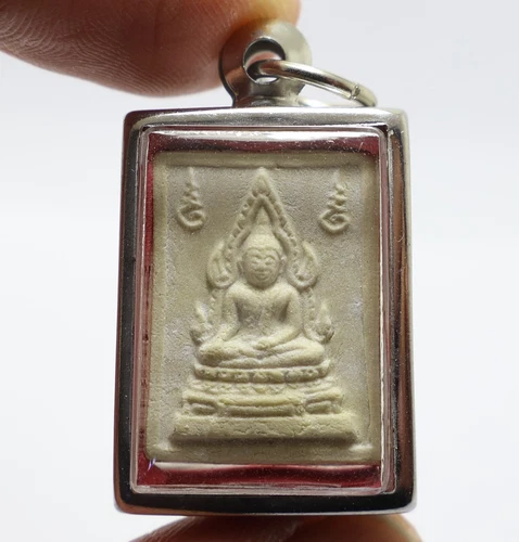 PHRA KUMKAO LP RUESI LINGDAM BLESSED 1990 2533 LERSI LING DAM LUCKY REAL AMULET