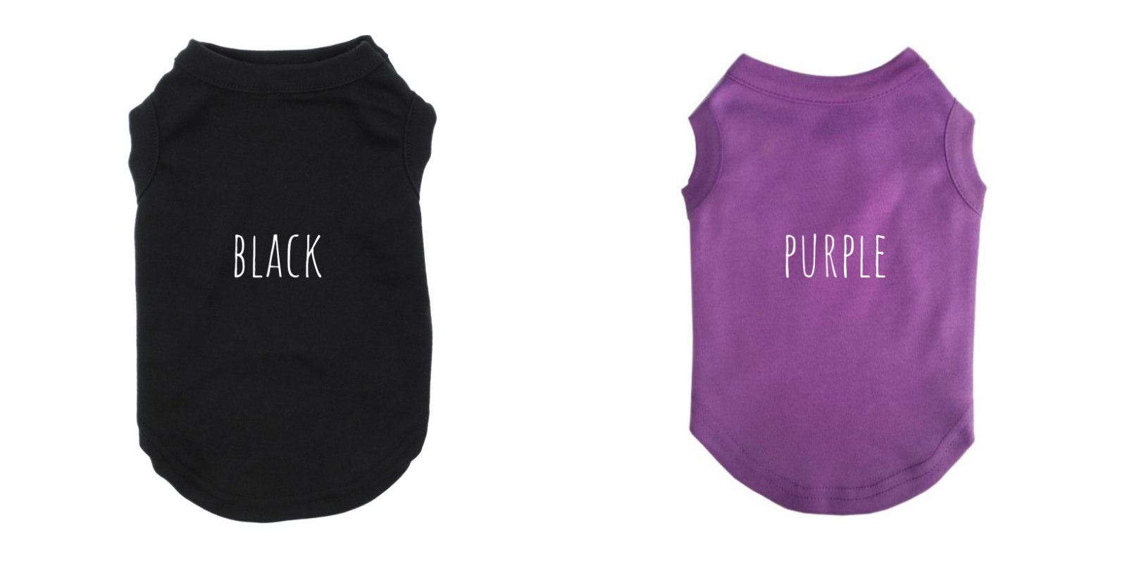 Blank Dog Shirt Pet Clothing Plain Dog Tank for Custom Print, Vinyl, Embroidery eBay