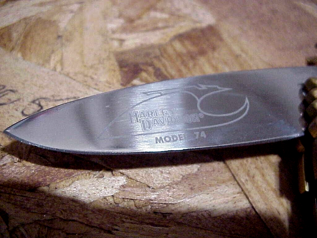 Franklin Mint THE HARLEY DAVIDSON model 74 COLLECTOR KNIFE WITH