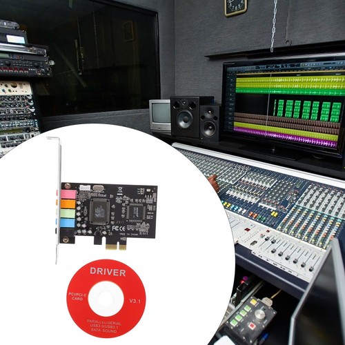 PCIe bis 5.1 Interner Sound mit niedrigem Profil-Halterung 5 Schnittstellen 6 - Bild 9 von 12