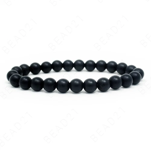 Bracciale Fatto a Mano Pietre Naturali Perline Tondo Elastico Guarigione Reiki 8mm - Foto 7 di 37