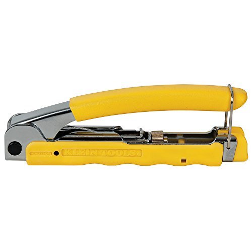 Klein TOOLS - Pinza crimpatrice coassiale per connettori a compressione, VDV211-