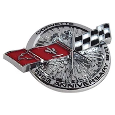 Reproduction "25th Anniversary" Gas Lid Emblem For 1978 C3 Corvette