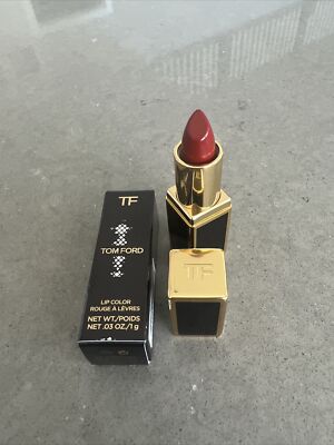 Tom Ford Lip Color Lipstick Mini #16 SCARLET ROUGE .03oz | New READ DESC