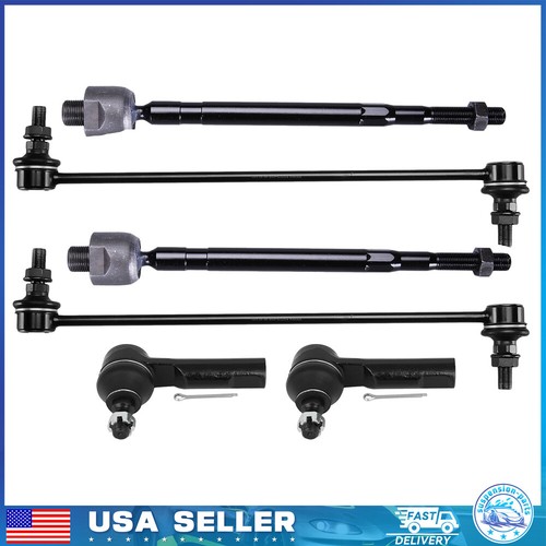 6x Steering Front Tie Rod End Sway Bar Link For 2006 - 2012 2013 Honda Ridgeline