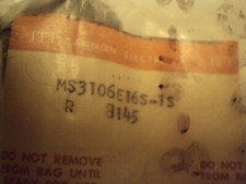MS3106E16S-1S; 7 pin female OD military conne...