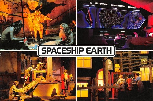 Raumschiff Erde Epcot Center Disney World Fl Kontinentalgröße Postkarte