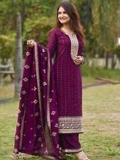 Ladies Party Embriodery Kurti Salwar Kameez Shalwar Kurta 3PC Readymade