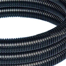 50' Feet Black 18MM Split Loom Wire Flexible Tubing Conduit Hose Cover Car Audio