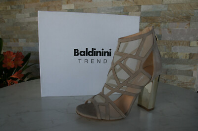Baldinini trend 40 sandals heels sandals shoes beige New former RRP  446