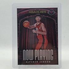 2021-22 Panini NBA Hoops Basketball Alperen Sengun Now Playing Holo RC