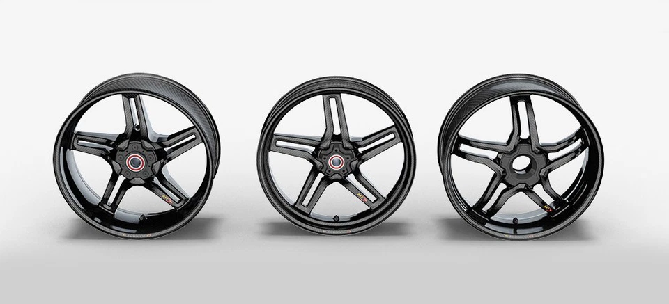 Llantas traseras delanteras de fibra de carbono BST Bimota BB3 Foto 2 de 4