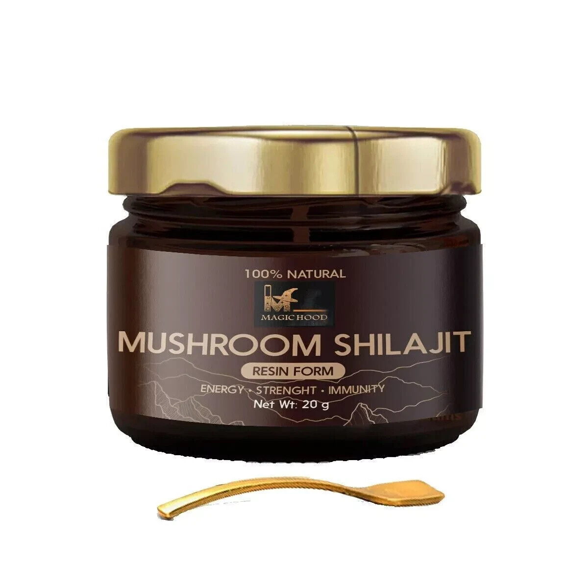 Pure 100% Himalayan Shilajit, Soft Resin, Organic, Fulvic Acid, Pack of 1