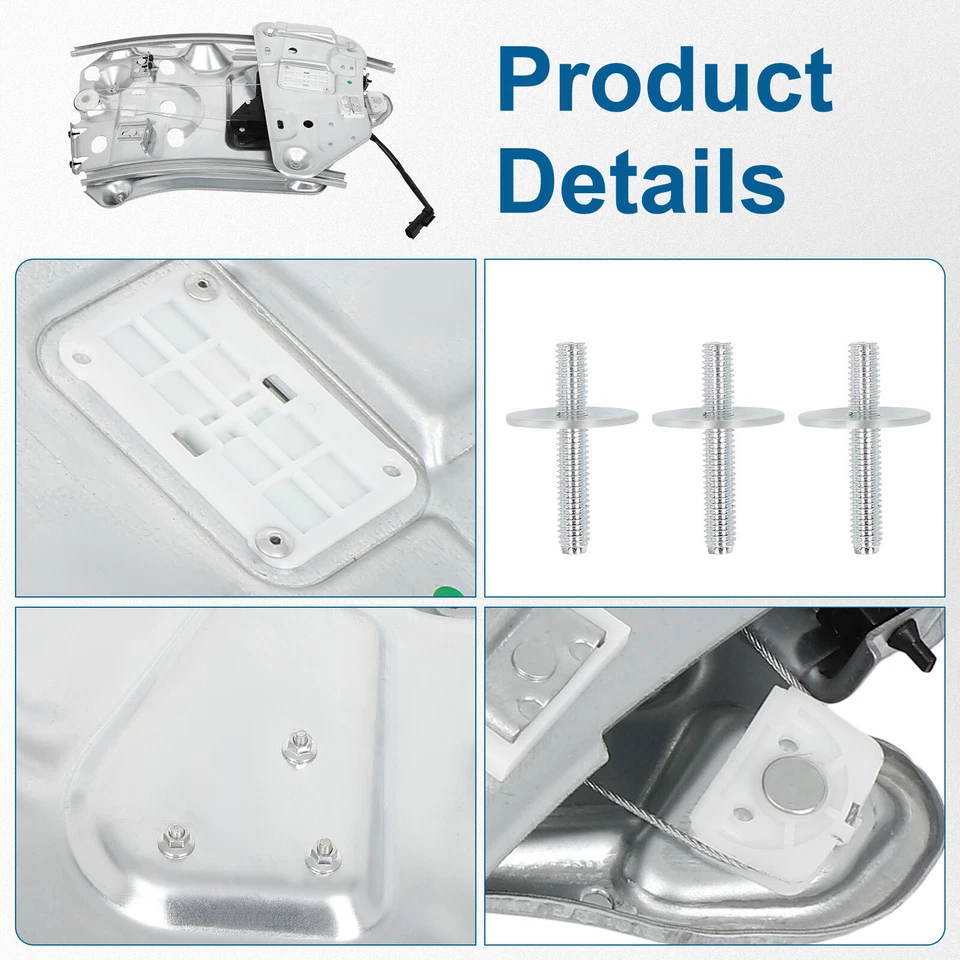 Regulador de ventana con motor para Chrysler Sebring convertible 1996-2006 trasero derecho Foto 2 de 4