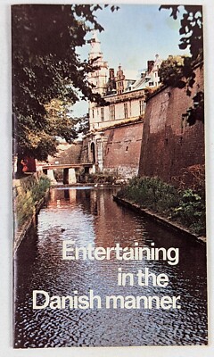 VTG 1977 Danish Food and Peter Heering Liqueur Bar Recipes Denmark Copenhagen
