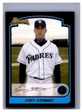 2003 Bowman Draft Picks & Prospects [Base] #BDP103 Cory Stewart baseball card 