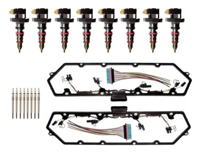 94-03 7.3L Ford Powerstroke Diesel Fuel Injector Performance Superkit (3039)