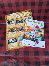 VTG Lego 3844 Creationary Buildable Board Game 2009 Retired