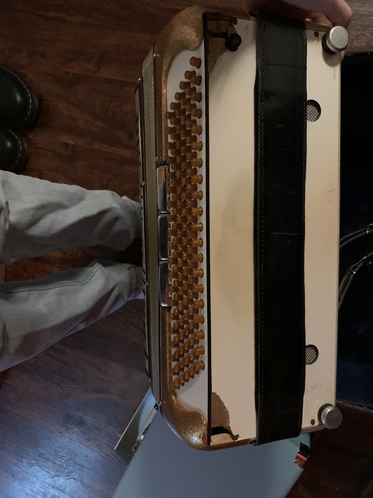 Vintage Grande Vox Piano Accordion By Colombo & Sons Made In Italy W