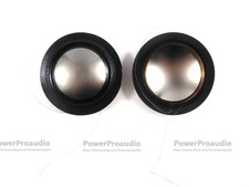 2PCS Voice coil 26mm silk Sliver Titanium diaphragm dome Lead wire same way