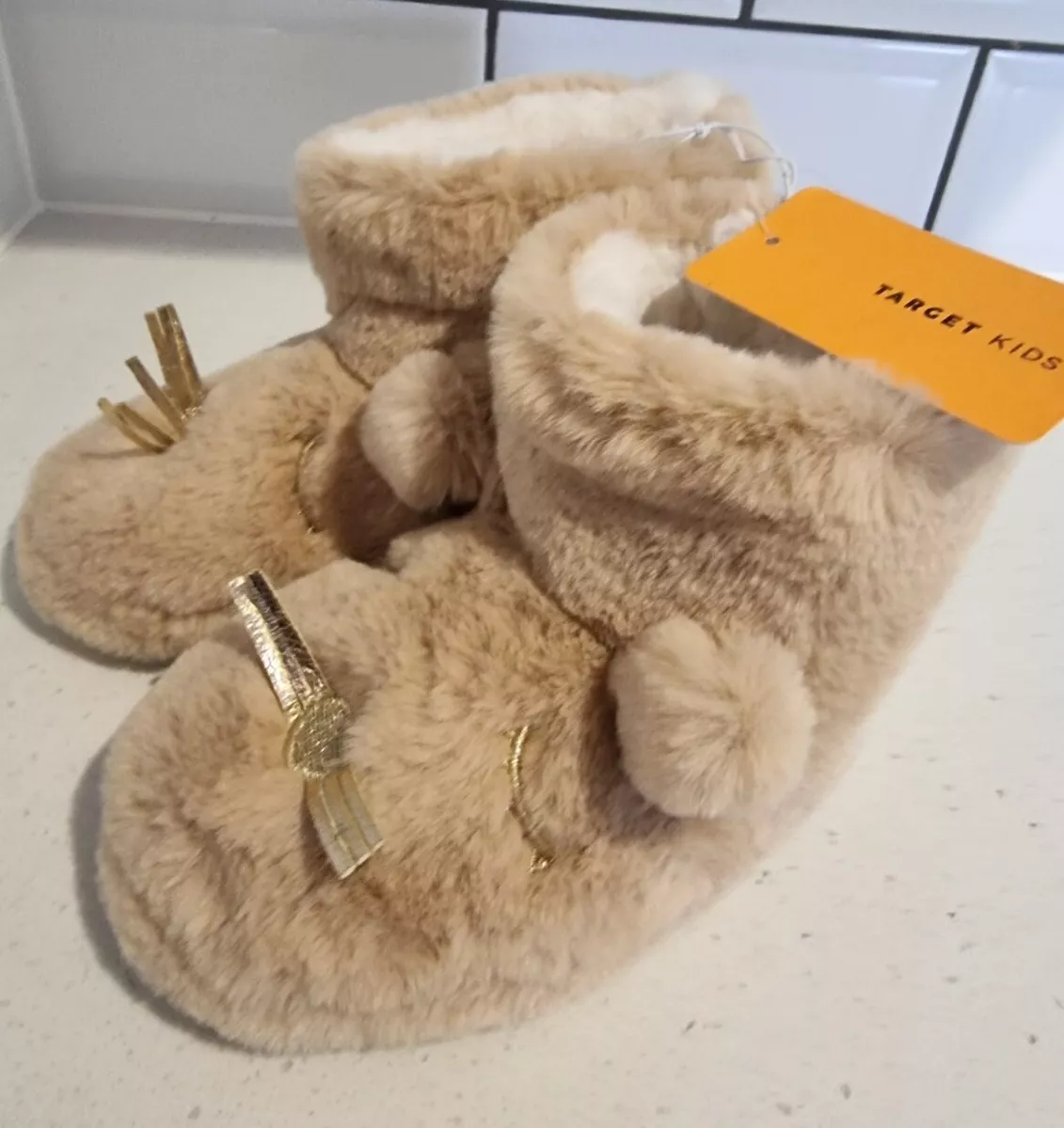 Target Kids Boy Girl Bunny Slipper Boots Size 8 RRP 16 eBay