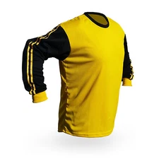 Blank Motocross Jersey Yellow MX Enduro motorcycle vintage style Reign VMX