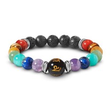PURAJA Chakra Armband aus echten Natursteinen...
