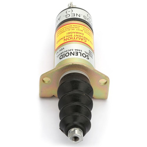 12V Steel Housing Engine Shut Off Stop Solenoid Replacement Kit 1504-12C2U1B1S1 - Picture 5 of 7
