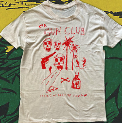 Vtg The Gun Club Band Gift For Fans Cotton White All Size Shirt DI072