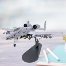 1:100 Scale Die Cast Realistic America USA A-10 Attack Plane Warcraft Model