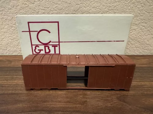 C&BT Shops HO Scale Undecorated 40’ Box Car - Unbuilt New in Box 