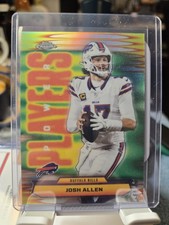 2025 Topps Chrome Football Josh Allen #PP-2 Power Players Refractor