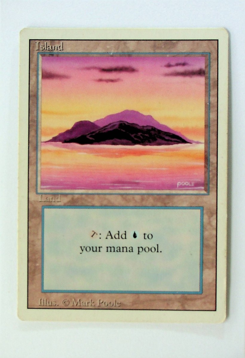 MTG Island Unlimited Edition Basic Land EN Mark Poole | eBay