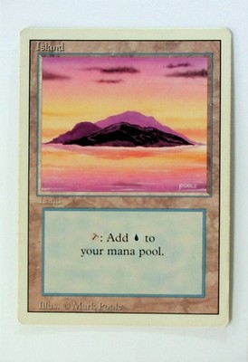 MTG Island Unlimited Edition Basic Land EN Mark Poole | eBay