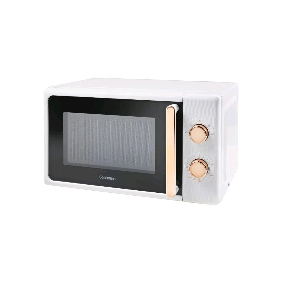 Goodmans Microwave Honeycomb White Rose Gold Defrost Timer Function
Opens in a new window or tab