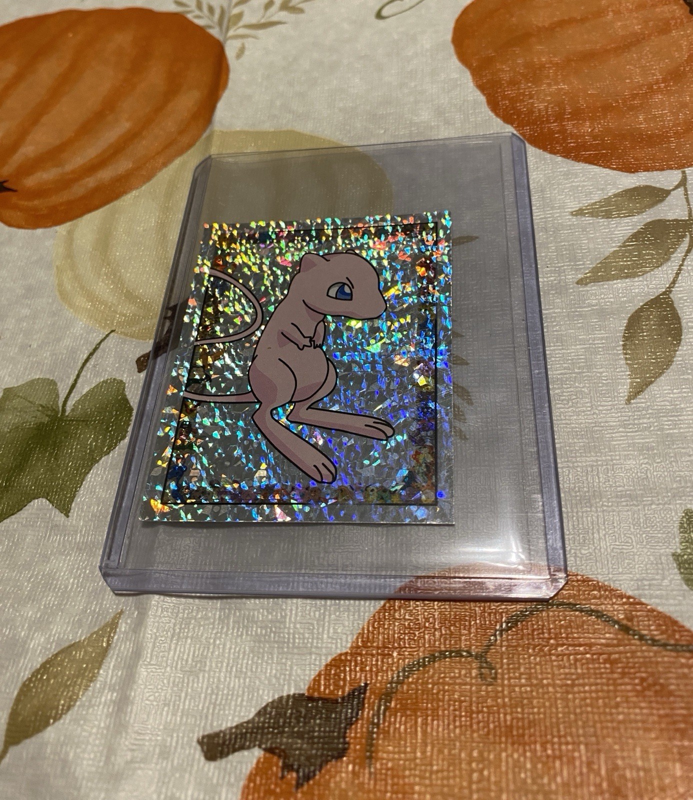 1999  Merlin Nintendo Pokemon Stickers Mew S23 Special Glitter Holo NM