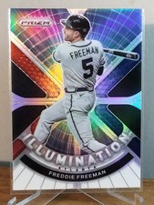 FREDDIE FREEMAN 2021 Panini Silver Prizm Illumination #IL-9 Atlanta Braves 