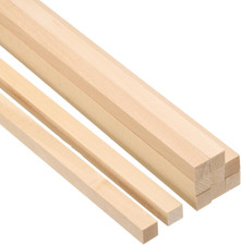 3/8 Inch Dowel Rods Wood Sticks, 10 Pcs 8 Inch Long Square Wooden Dowels Unfinis