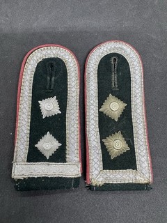Original German WW2 Panzer NCO shoulder boards pair
