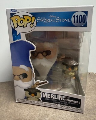 Funko Pop! Disney Sword and the Stone Merlin with Archimedes #1100 - Fast Ship