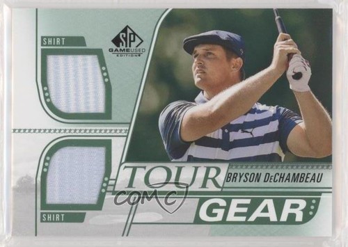 Bryson DeChambeau #TG-BD 2021 SP Game Used Tour Gear card