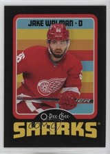 2024-25 O-Pee-Chee Retro Black Border 64/100 Jake Walman #474 1u6