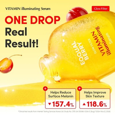 EQQUALBERRY Vitamin Serum 30 ml   mit Vitamin C & Acerola für strahlende Haut