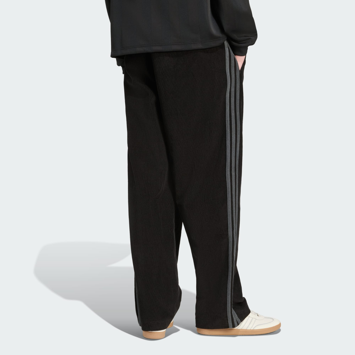 adidas Originals Corduroy Pants Black Grey Six JX3107 Japan Size
