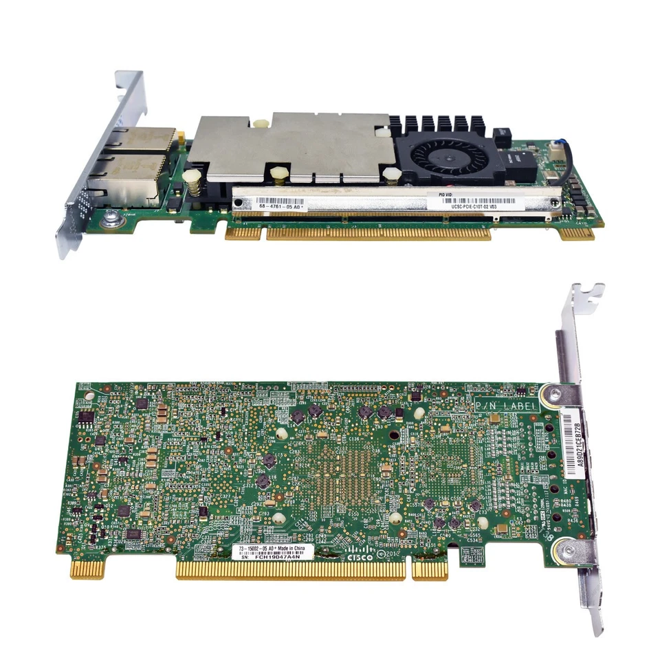 Cisco 10G UCS Virtual Card 1225T UCSC-PCIE-C10T-02 73-15002-05/06 68-4761-05/06 - Immagine 2 di 4
