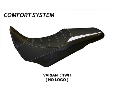 Seat saddle cover Palermo Comfort White TPZ SUZUKI V-STROM 1000 2014 2019 142