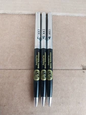 3 Vintage Paper Mate Double Heart Black Mechanical Pencil U.S.A PKS Contractors 