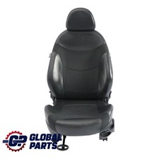 Vordersitz Mini Cooper R52 Cabrio Links Stoff Leder Panther Schwarz