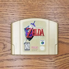 The Legend of Zelda: Ocarina of Time Nintendo 64 N64 AUTHENTIC Gold Version 1.0